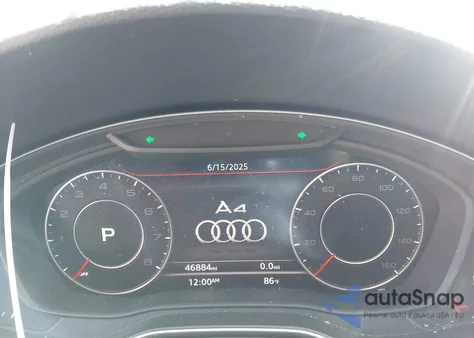 2018 Audi A4 2.0T Ultra Premium из США, поврежденный, VIN WAUMMAF40JA138779